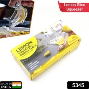 5345 Manual Lemon Slice Squeezer Portable Transparent Fruit Juicer Orange Citrus Manual Bird Shape Hand Juicer For Orange Lemon Limefor Kitchen (Color Box)