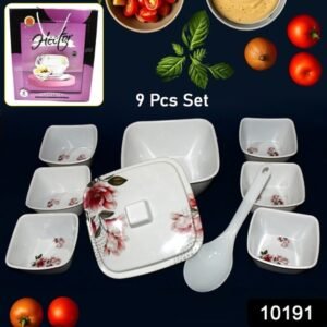Hector High Quality Dinning Dinner Pudding Set (9 Pcs Set)