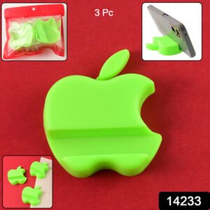 Apple-shaped Plastic Mobile Phone Holder (3 Pc Mix Color)