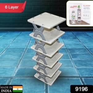 Smart Shoe Rack Shoes Stand Multifunctional Entryway Foldable Collapsible Door Shoe Rack Free Standing Heavy Duty Plastic Shoe Shelf Storage Organizer Narrow Footwear Home (1 Pc 4 Layer 6 Layer 8 Layer)