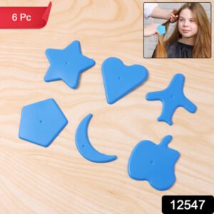 Haircut Design Stencil Set 6-in-1 Safe Hair Trimmer Molds