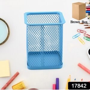 Pen Holder For Desk Metal Mesh Pencil Holder (1 Pc)