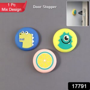 Cute Cartoon Fruit Design Wall Door Stopper Bumper (1 Pc Mix Design)