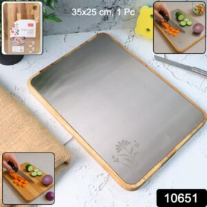 Apex Steel Oak Cutting Board With Wooden Handle (1 Pc)
