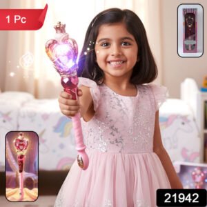 Princess Magic Light Wand Toy For Kids (1 Pc Battery Not Included)
