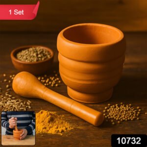 Unbreakable Plastic Mortar Pestle - (Set)