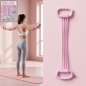 Multifunctional Chest Expander Puller 3 Tube Resistance Band For Home Gym (1 Pc)