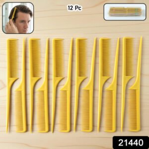 Professional Tail Comb Set For Hair Styling (12 Pc Set)