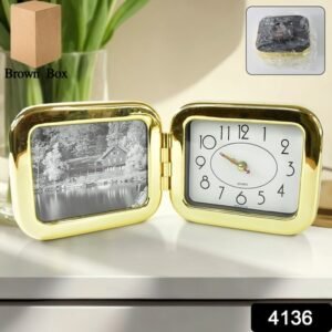Portable Foldable Desk Clock Space-saving And Stylish (1 Pc)