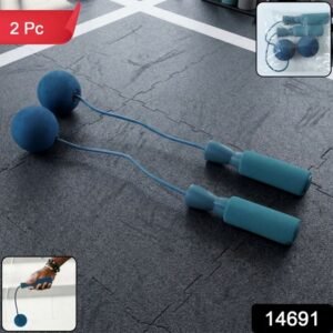 Fitness Wrist Ball Exercise Tool With Handle Grip (2 Pc)