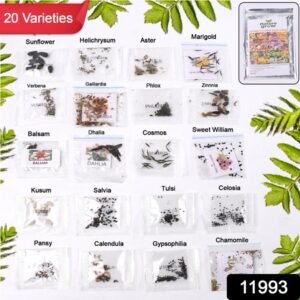 Seeds 20 Varieties Of Flower Seeds Combo (1 Pkt 20 Varieties)