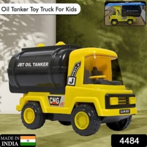 4484 Big Size Heavy Duty Unbreakable Friction Powered With Engine Sound While Running Non Electric Toy Tempo Oil - Water Tanker Vehicle Truck For Kids Size