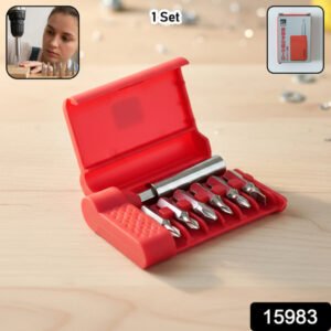 Mini Precision Screwdriver Bit Set With Magnetic Bit Holder (1 Set 6 Bit)