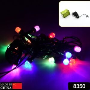 8350 3mtr Home Decoration Diwali Wedding Led Christmas String Light Indoor And Outdoor Light Festival Decoration Led String Light Multi-color Light 1.4mm (15l 3 Mtr)