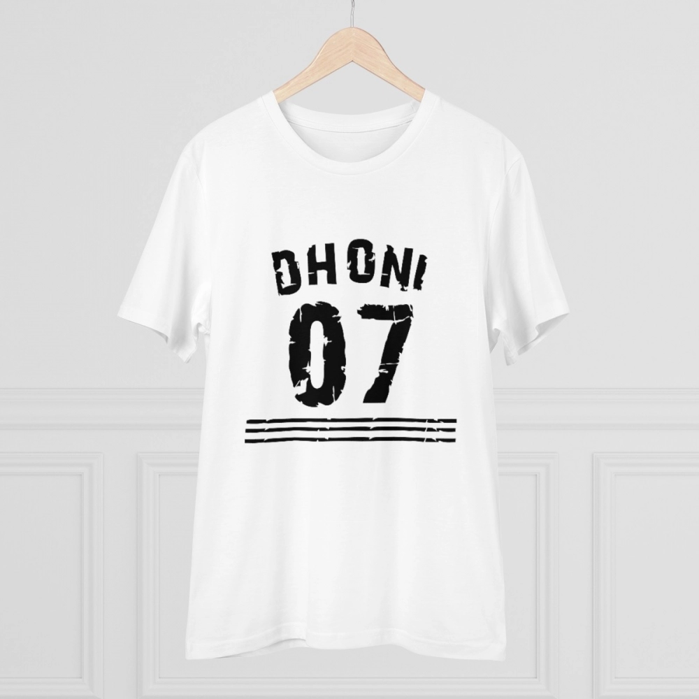 Men's PC Cotton Cricket Design Printed T Shirt (Color: White, Thread Count: 180GSM) - Image 5