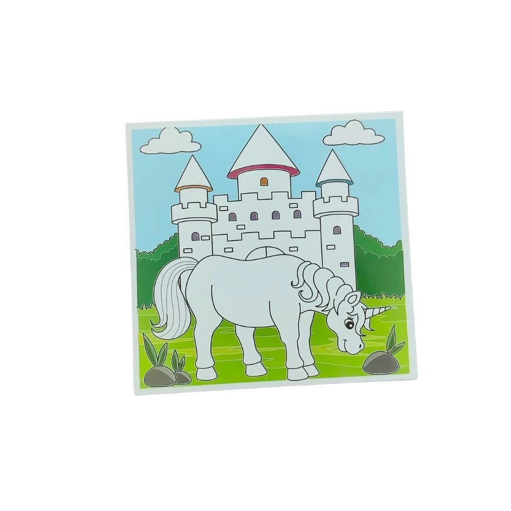 Fun With Color Coloring Board-Unicorn | Cardboard | Educational Toys| 3+ Years - Image 3