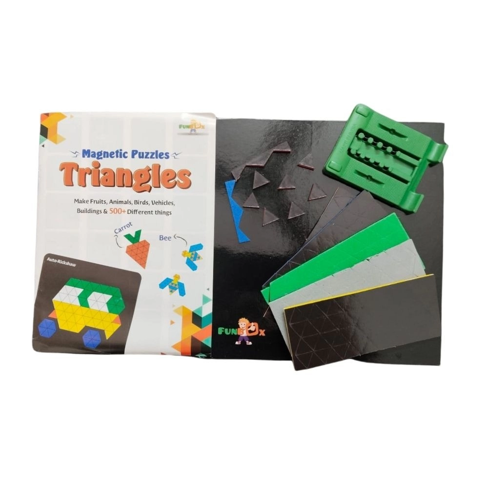 Magnetic Puzzle Triangle | Cardboard | Educational Toys| 3+ Years - Image 3