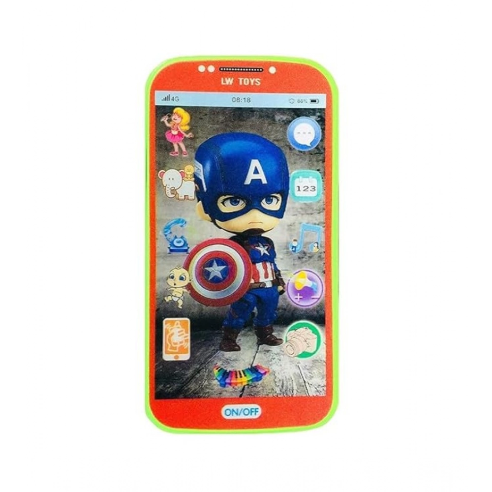 Plastic Mobile Smartphone With Touch Screen And Multiple Sound Effects (Multicolor ) - Image 3