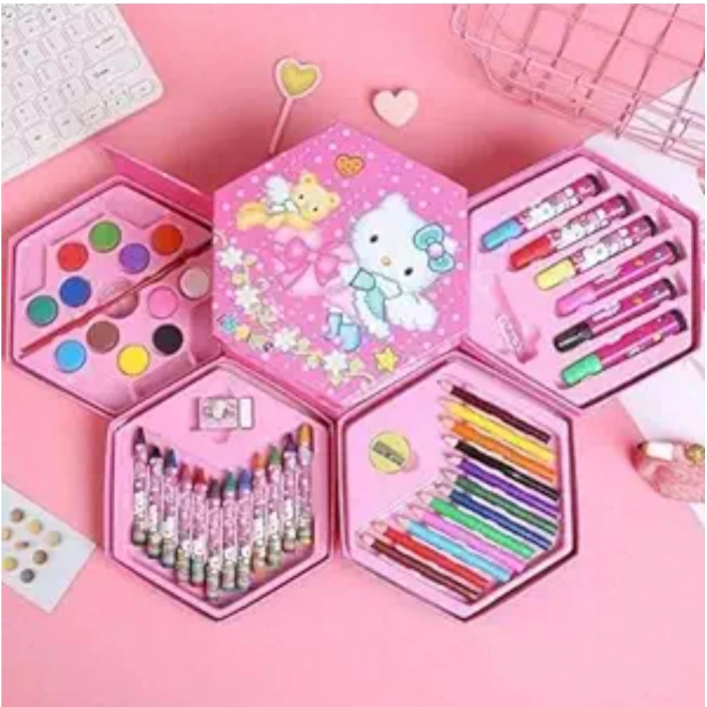 Plastic 46-Piece Art Set For Kids (Multicolor ) - Image 2