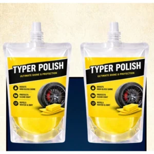 Pack of 2 Ultra Tyre Shine & Polish Liquid Pouches 100 ML