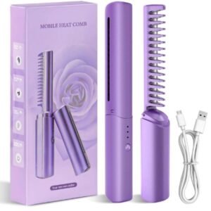 Rechargeable Mini Hair Straightener (Multicolor)