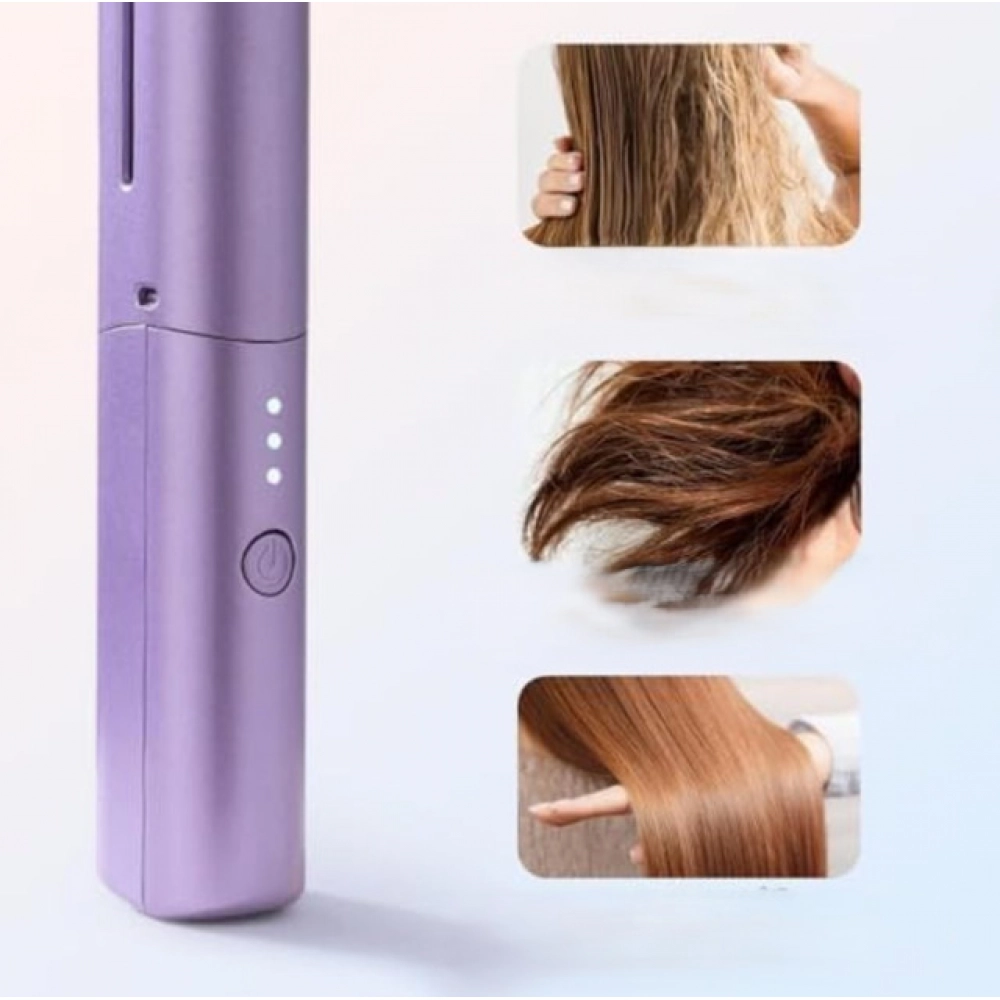 Pack of 2 Rechargeable Mini Hair Straightener (Multicolor) - Image 5