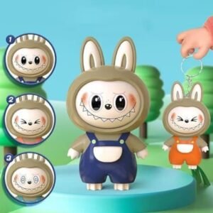 Labubu Face Changing Keychain (Multicolor)