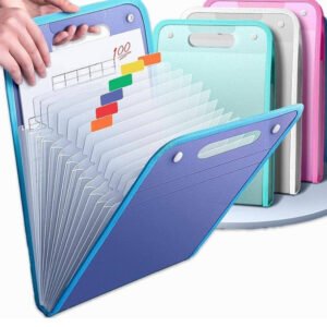 13 Layer A4 Paper File Folder (Multicolor)