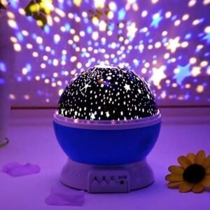 Galaxy Star Projector Night Lamp – Multicolor