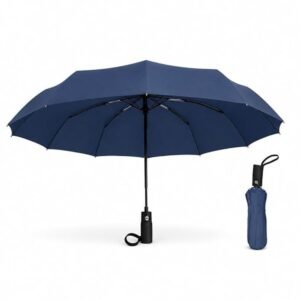 Auto Open Close UV Umbrella (Blue)