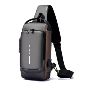 Waterproof Sling Cross Backpack Bag (Black)