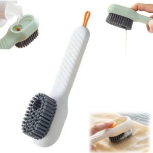 Pack of 2 Soap Dispensing Cleaning Brush (Multicolor)