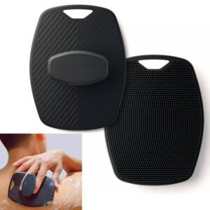 Silicone Body Scrubber Bath Brush (Black)
