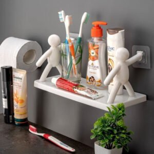 Self Adhesive Multipurpose Stand Holder (White)