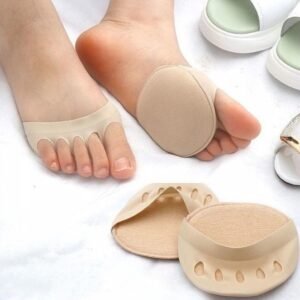 Pack of 2 Honeycomb Fabric Forefoot Pads (Beige)