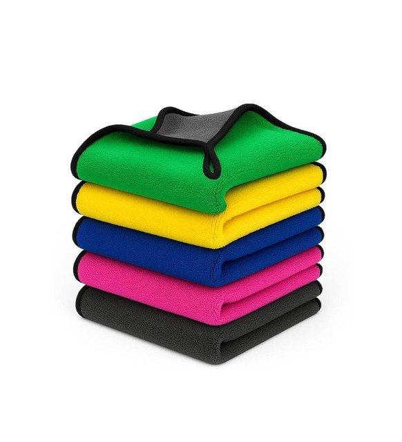 Pack of 2 Microfiber Car Cleaning Towel (Multicolor) - Image 2