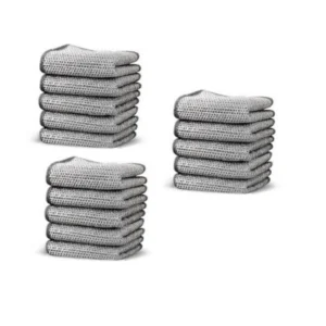 Pack of 15 Stainless Steel Dishwash Scrub (Silver)