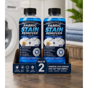 Pack of 2 Fabric Stain Remover Liquid Bottles 100 ML