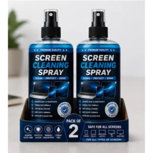 Pack of 2 Screen Cleaning Liquid Spray Bottles 100 ML