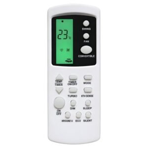 AC Remote Control Model 210B Compatible with Whirlpool AC (White)