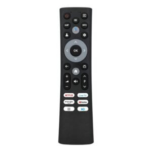 TV Remote Control Model 1452 Compatible with Croma Smart LCD/LED TV,No Voice,Netflix & Prime Video Function (Black)