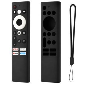 Silicone Protective Cover for Sansui Smart TV Remote � Soft Silicone Case Only (Black)