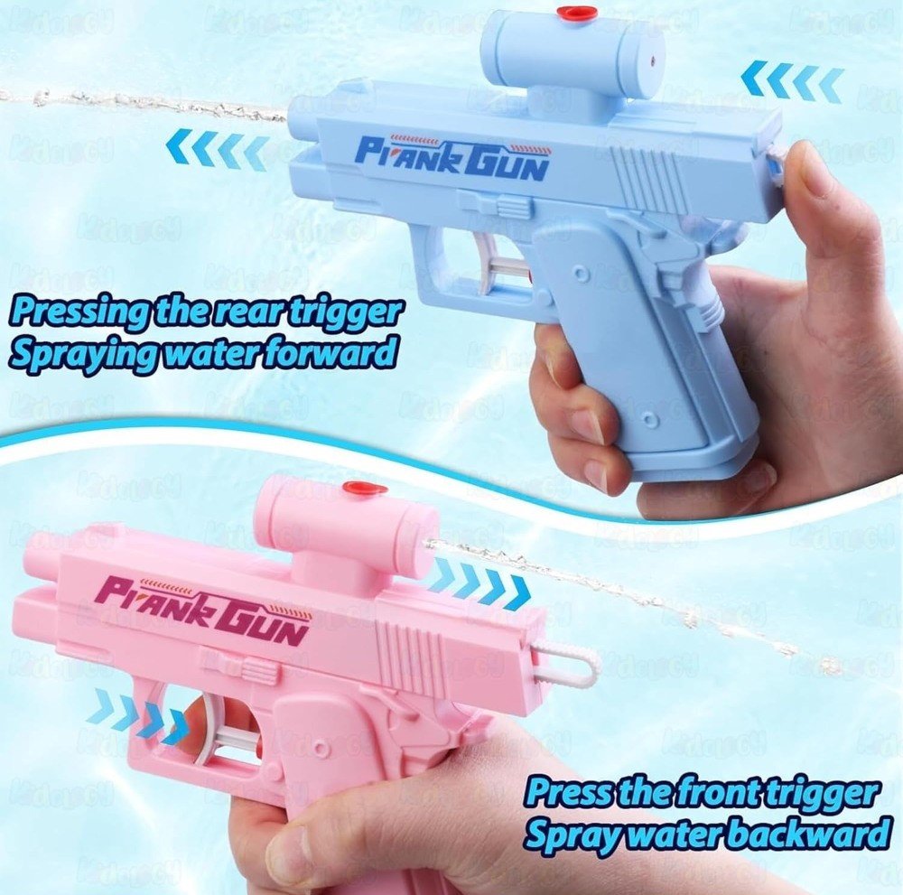 Plastic Prank Water Gun Toy (Multicolor) - Image 4