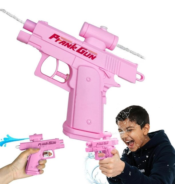 Plastic Prank Water Gun Toy (Multicolor) - Image 5