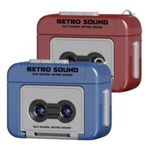 Plastic Retro Sound Keychain (Multicolor)