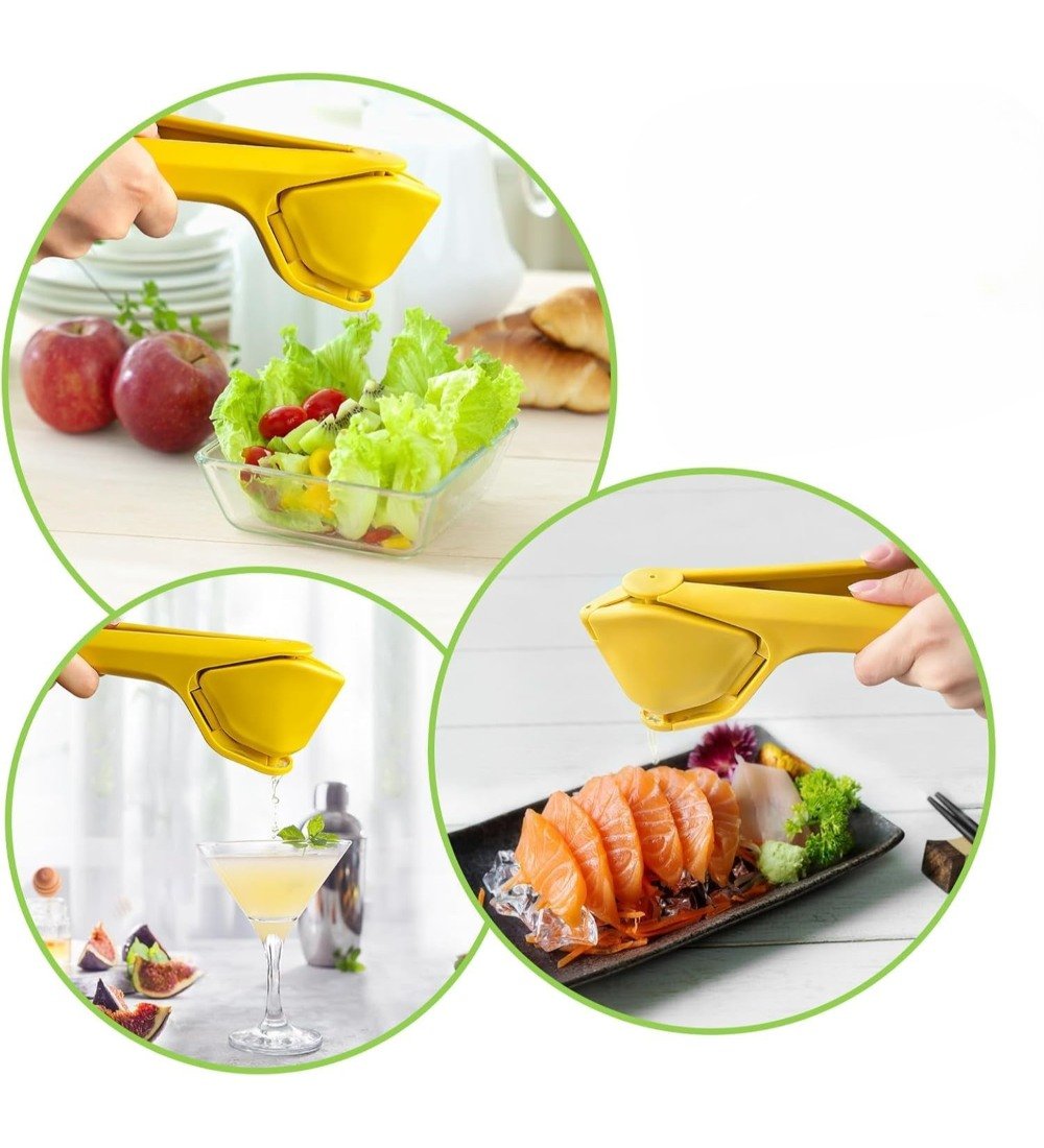 Plastic Lemon Squeezer (Yellow)
