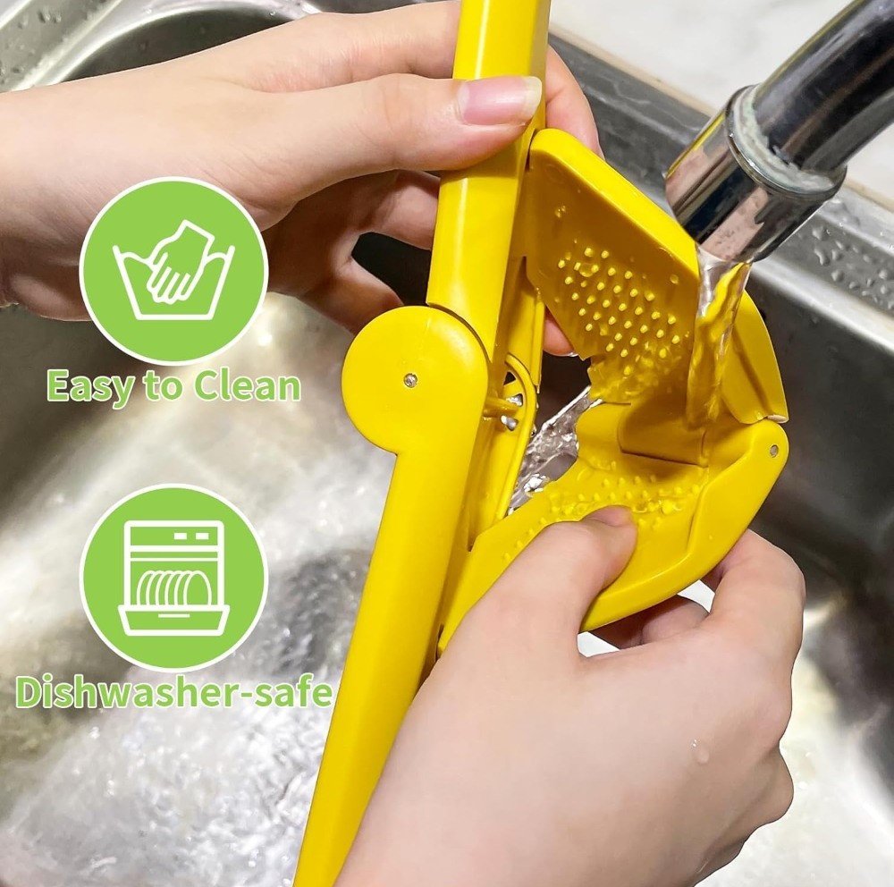 Plastic Lemon Squeezer (Yellow) - Image 4