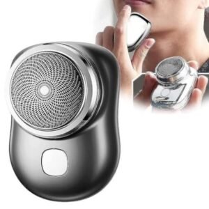 Stainless Steel Mini Electric Portable Shaver For Men (Multicolor)