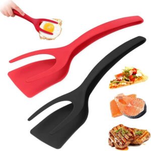 Silicone 2-In-1 Kitchen Spatula (Multicolor)