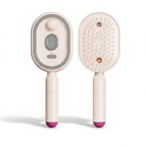 Plastic Handheld Steam Hair Brush Comb (Multicolor)